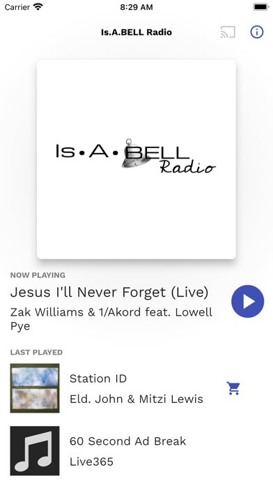 Isabell Radio Screenshot