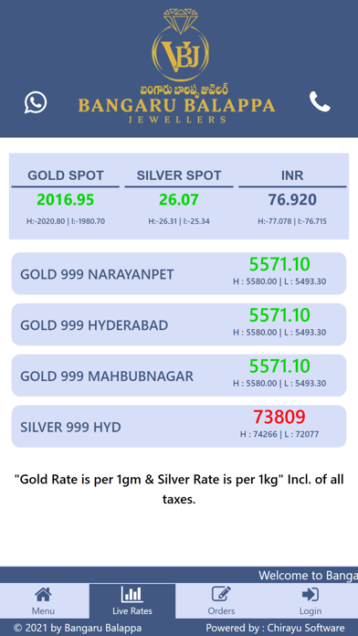 Bangaru Balappa Bullion Screenshot