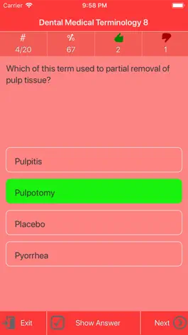 Game screenshot Dental Medical Terms Quiz hack