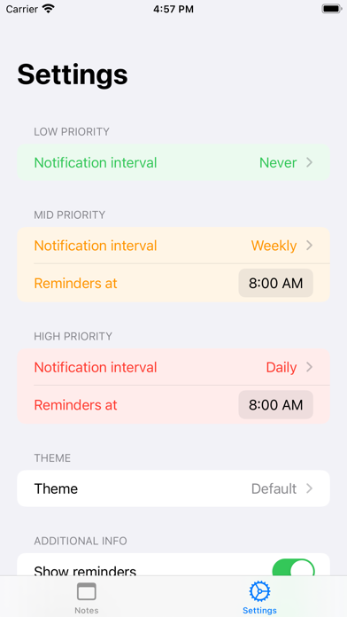 RemindMe Reminders Screenshot