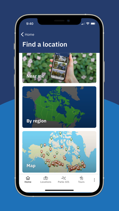 Parks Canada App Screenshot