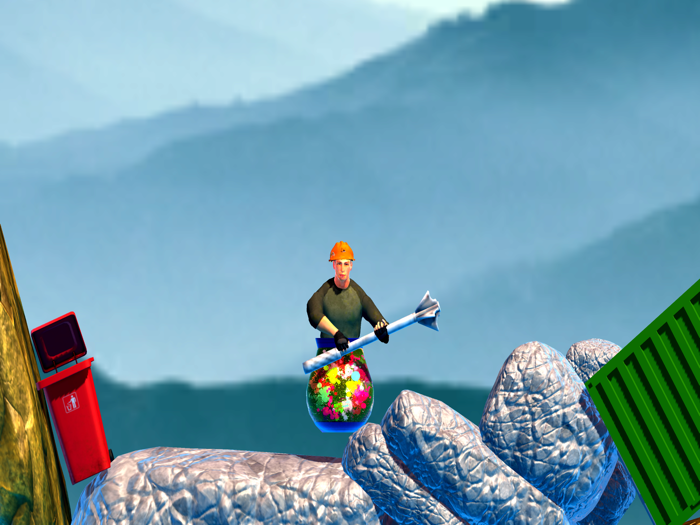 Pot Man Mountain Climbing Game