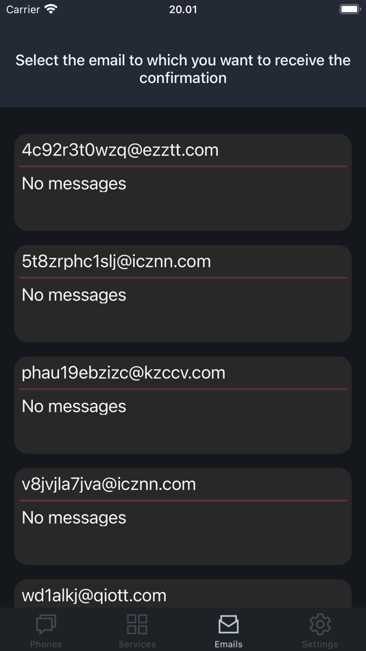 #2. SMS & Email: Confirm (iOS) Podle: West Sybe Games