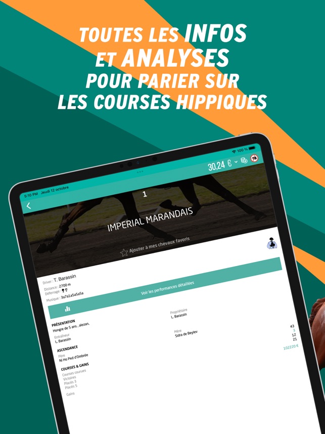 Genybet Paris Hippiques, Sport dans l'App Store