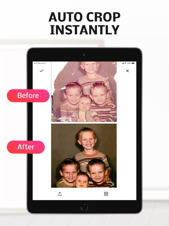 Photo Scan : Restore Old Pics iPad screenshot 3 - Photo & Video app