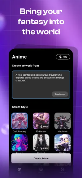 Game screenshot Anime AI Art apk