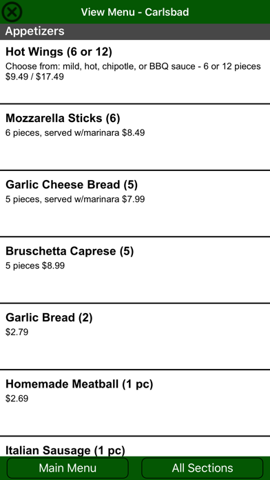 Primo Pizza & Pasta Screenshot