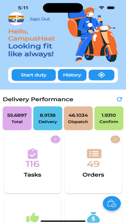 Rangers-Delivery Tracking App