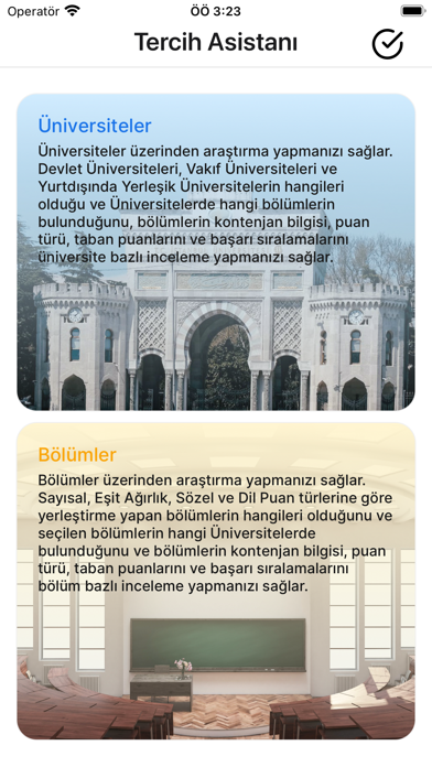 Tercih Asistanı Screenshot