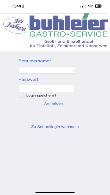WebshopApp Buhleier-Gastro
