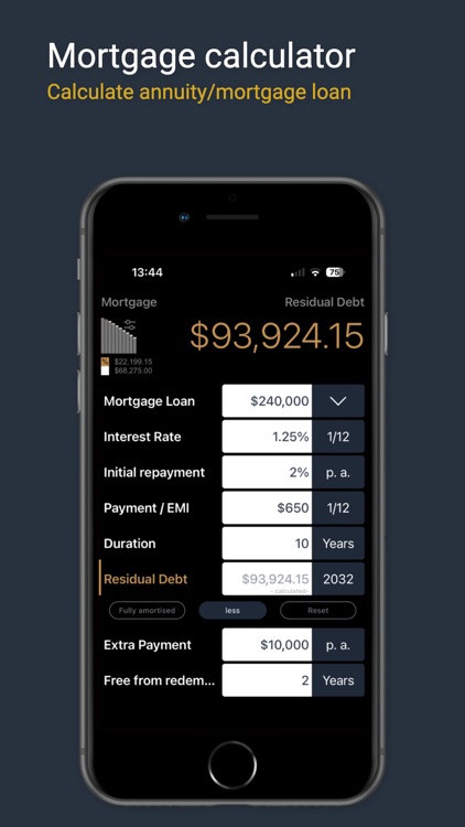 Financial calculator MarkMoney screenshot-4