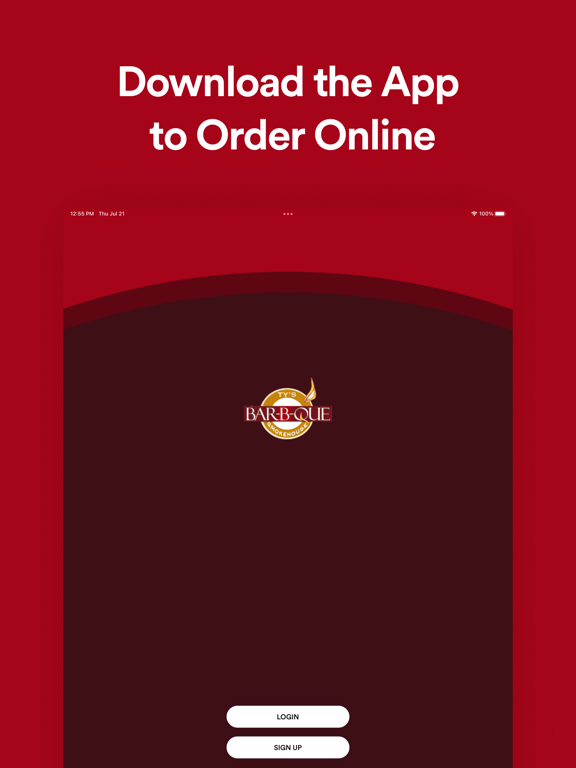 Ty's Smokehouse iPad screenshot 1 - Food & Drink app
