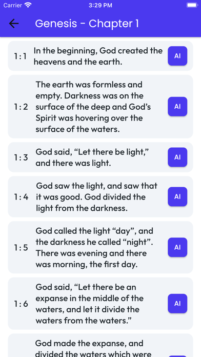 AI Bible Screenshot