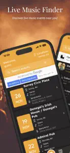 Live Music Finder screenshot #1 for iPhone