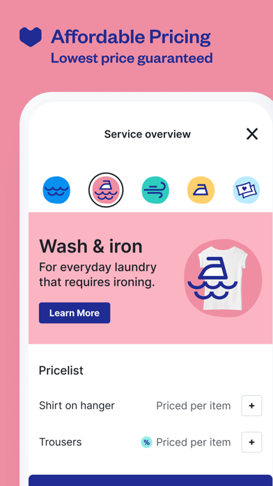 Laundryheap: On-Demand Laundry Screenshot