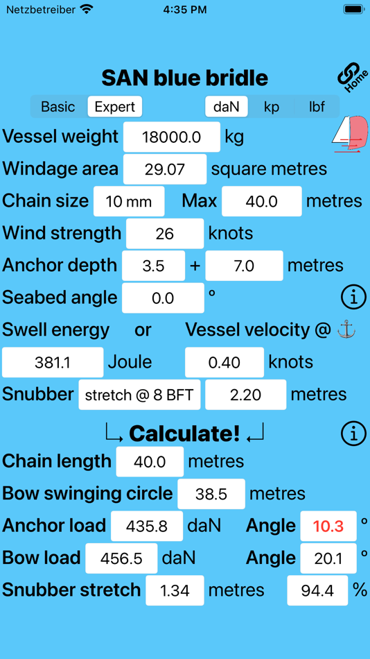 #1. AnchorChainCalculator (iOS) 由: Mathias Wagner
