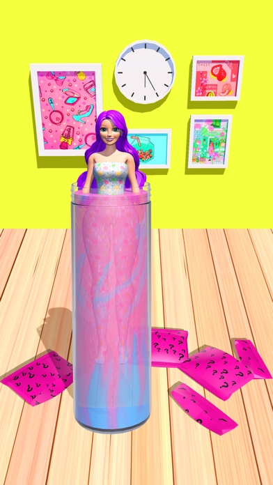Color Reveal Doll Games Screenshot
