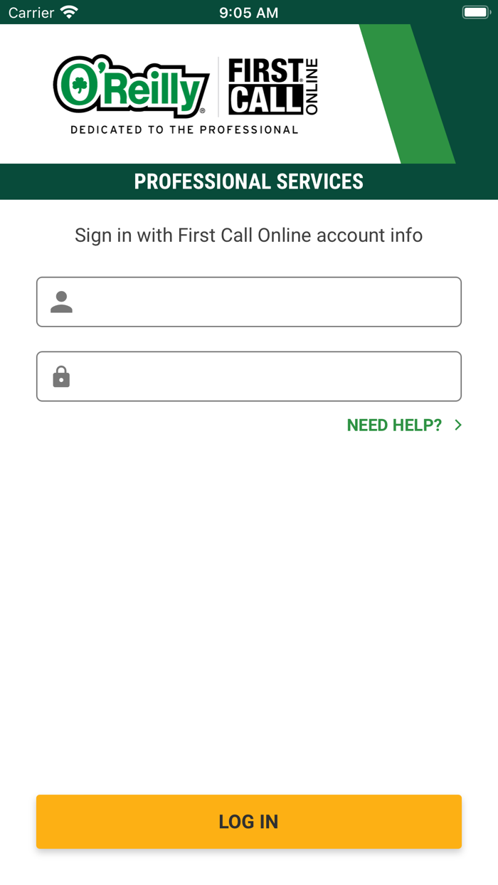 O’Reilly First Call VIN Scan
