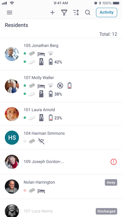 Vitalerter Screenshot