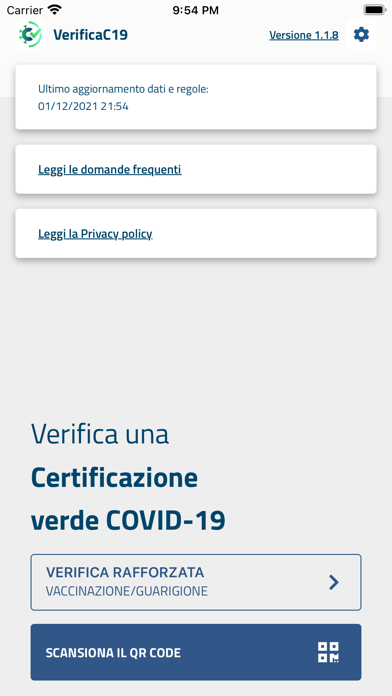 VerificaC19 Screenshot