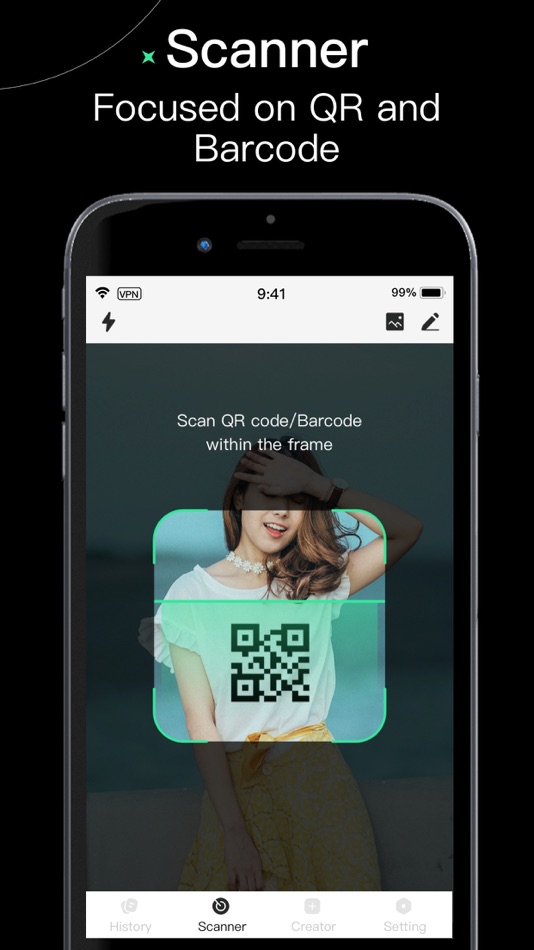 #1. ScannerLab - QR Code Generator (iOS) 由: WETIME PTE. LTD.