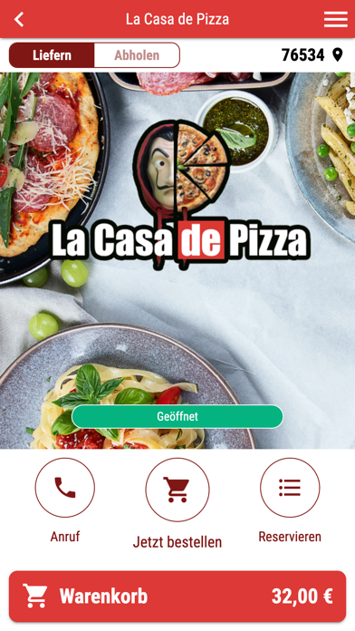 La Casa de Pizza Screenshot