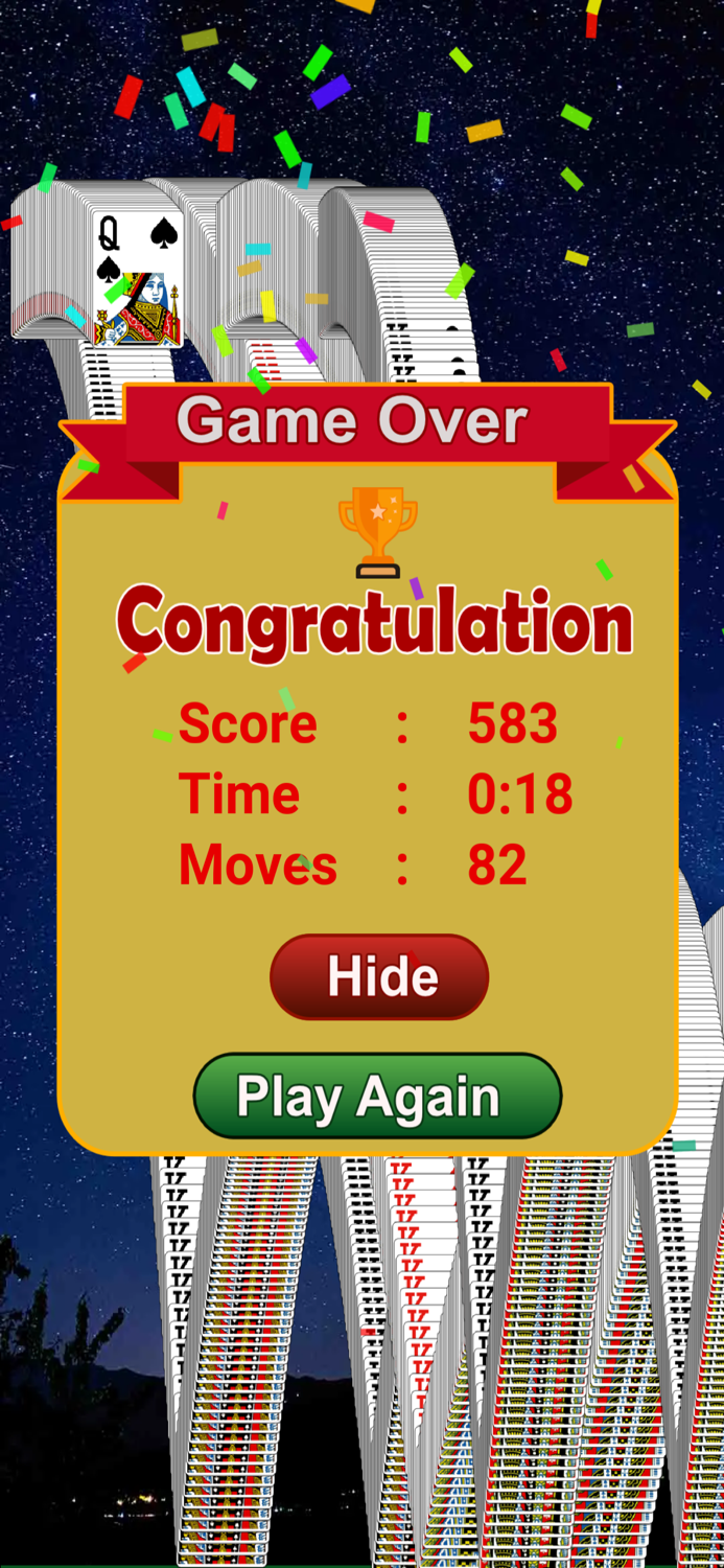 Solitaire Classic Game.