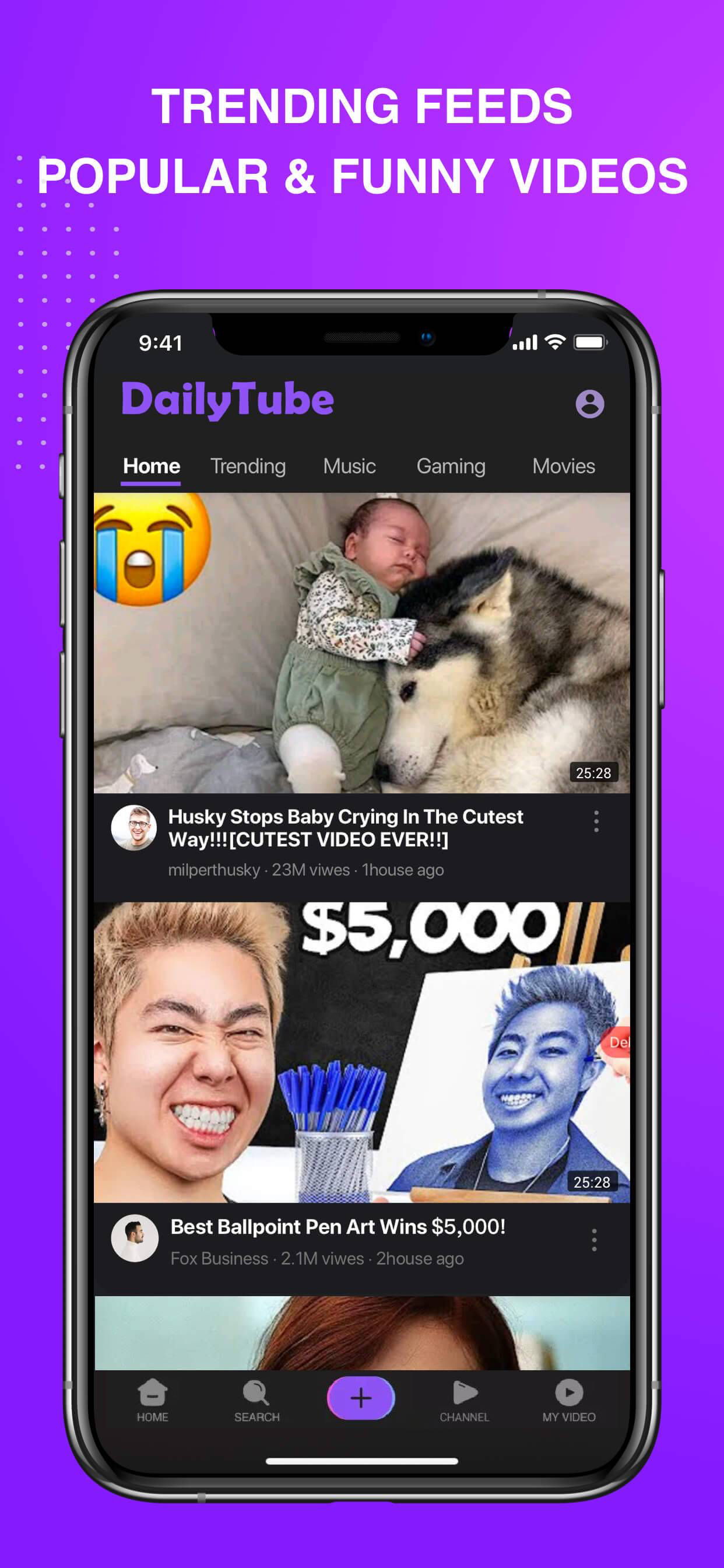 DailyTube - Video Streamer