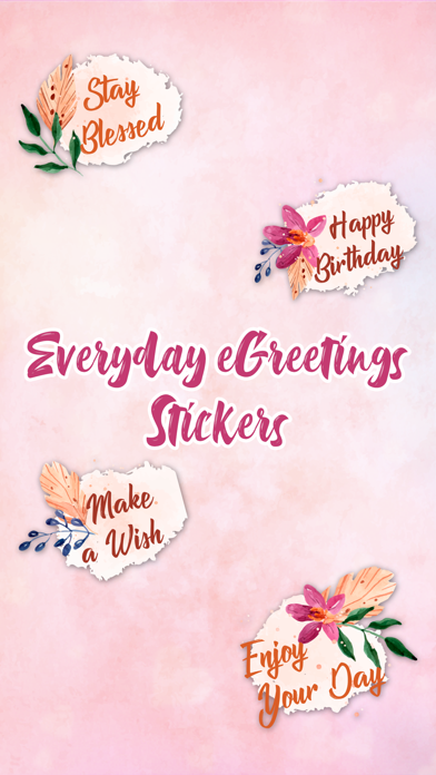 Screenshot #1 pour Everyday eGreetings Stickers