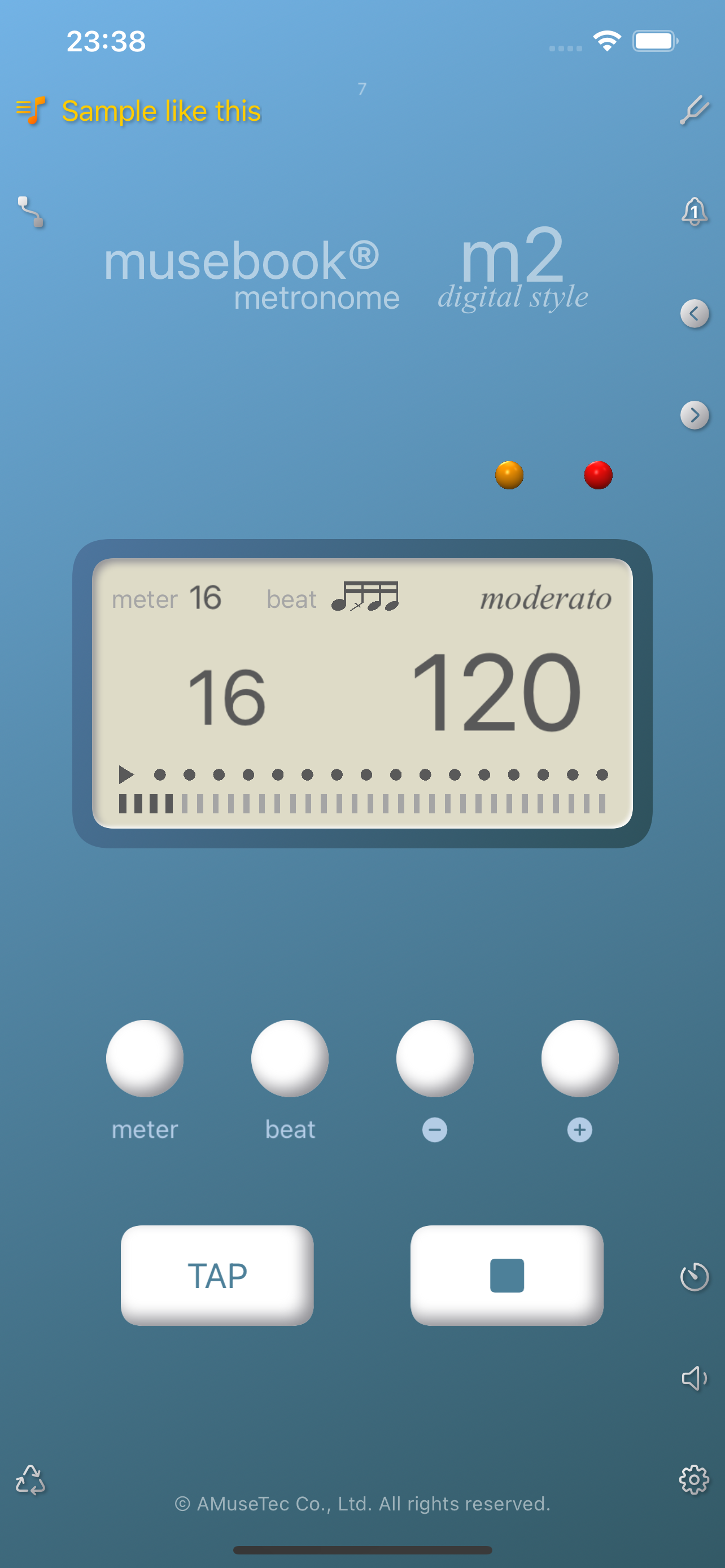 musebook metronome m2