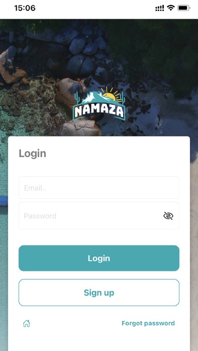 Namaza Travel App Screenshot