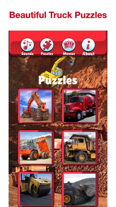 Construction Truck Kids Games! Screenshot