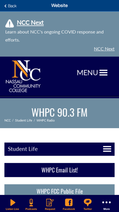 WHPC Screenshot