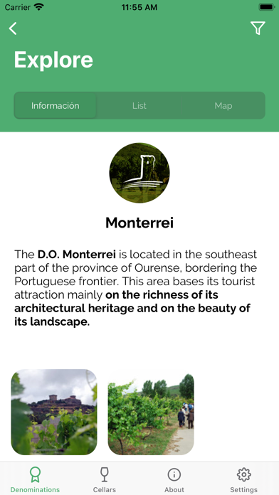 WineTourism in Galicia Screenshot