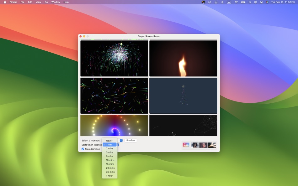 #2. SuperScreenSaver (macOS) 由: 栋梁 周