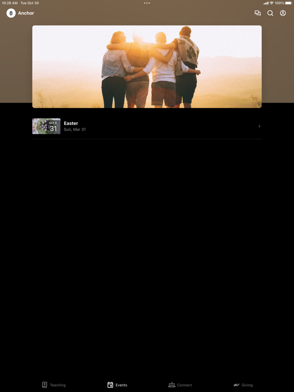 Anchor Bible Church - NE iPad screenshot 2 - Education app