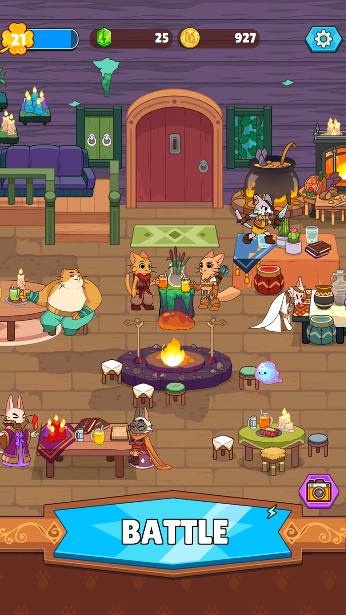 Clicker Cats RPG Idle Heroes
