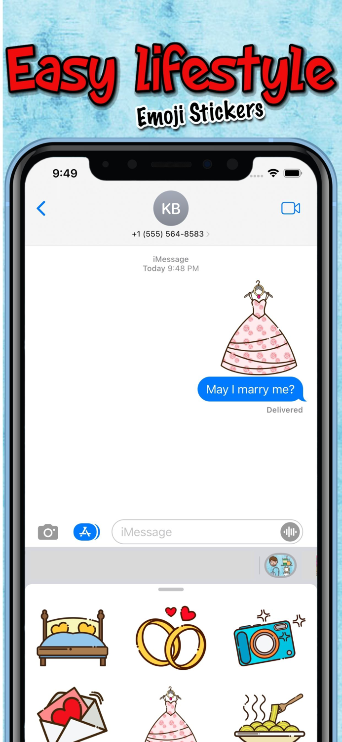 Easy Lifestyle Emoji Stickers