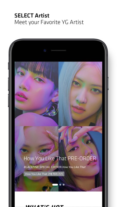 YG SELECT Screenshot
