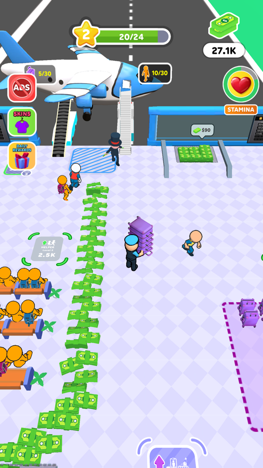 #2. Airport Rush 3D (iOS) 由: MondayOFF