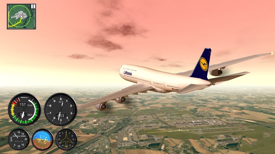 #1. Flight Simulator FlyWings 2015 (iOS) 由: Thetis Consulting