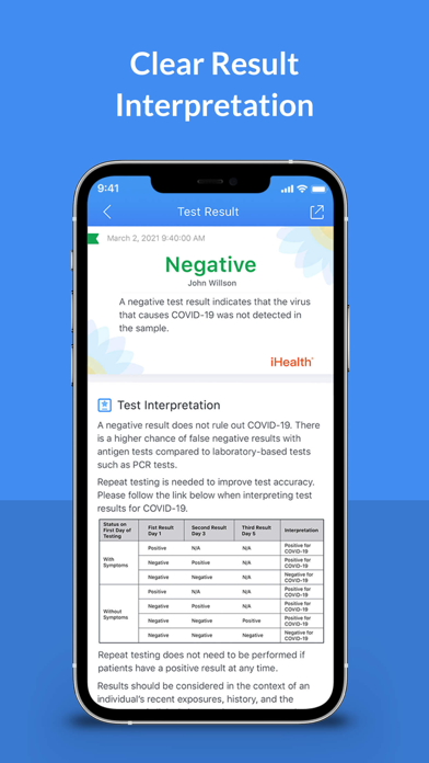 iHealth COVID-19 Test screenshot 5