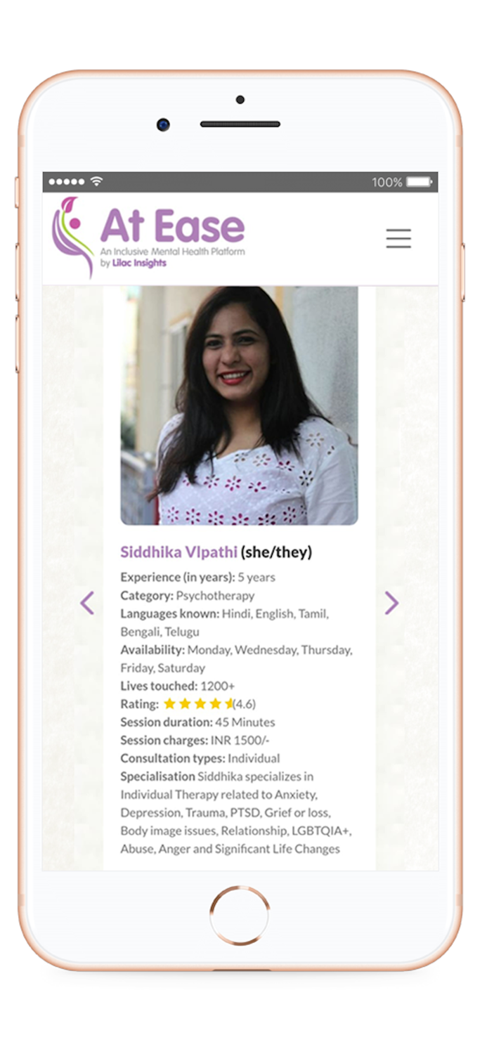 AtEase -Mental Health Platform