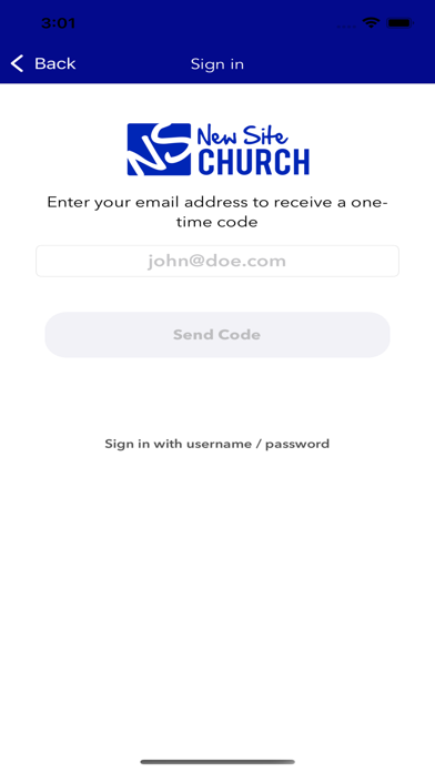 New Site Church Screenshot