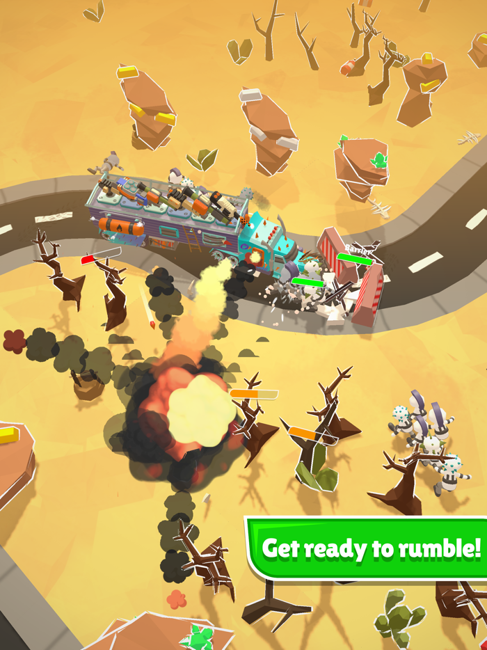 Desert Truck Rage Road Battle