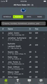 penn state football schedules iphone screenshot 2