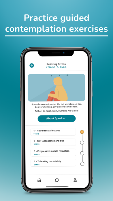 Ruh-Meditation app for Muslims Screenshot