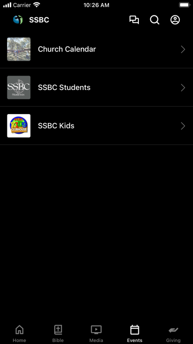 South Shelby Baptist Church Screenshot