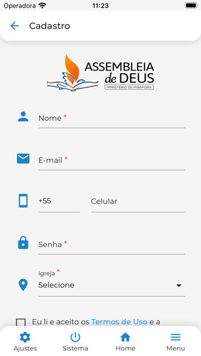 Assembleia de Deus Pirapora MG Screenshot
