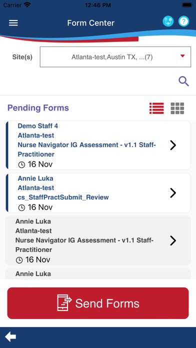 InfuCare Rx Health Screenshot